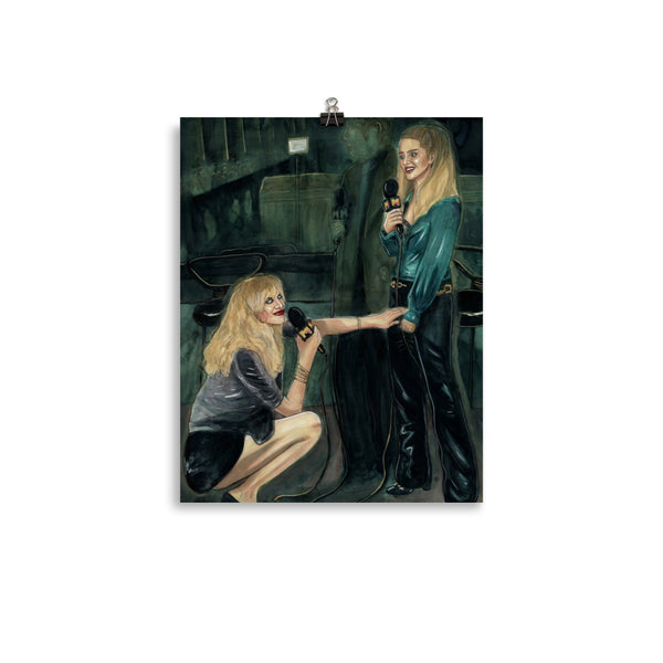 COURTNEY & MADONNA - Giclee Art Prints