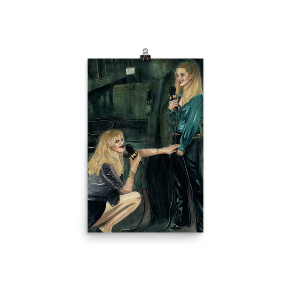 COURTNEY & MADONNA - Giclee Art Prints