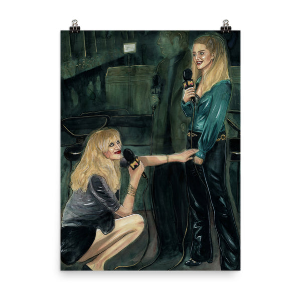 COURTNEY & MADONNA - Giclee Art Prints