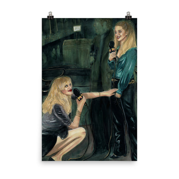 COURTNEY & MADONNA - Giclee Art Prints