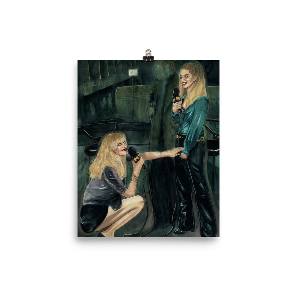 COURTNEY & MADONNA - Giclee Art Prints