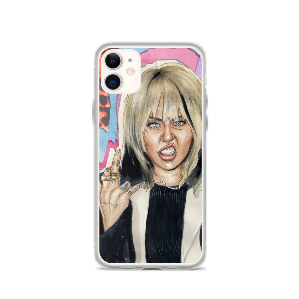 Miley Middle Finger iPhone Case