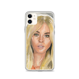 Lindsay Lohan Mugshot 1 iPhone Case