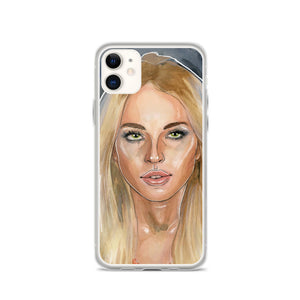 Lindsay Lohan Mugshot 2 iPhone Case