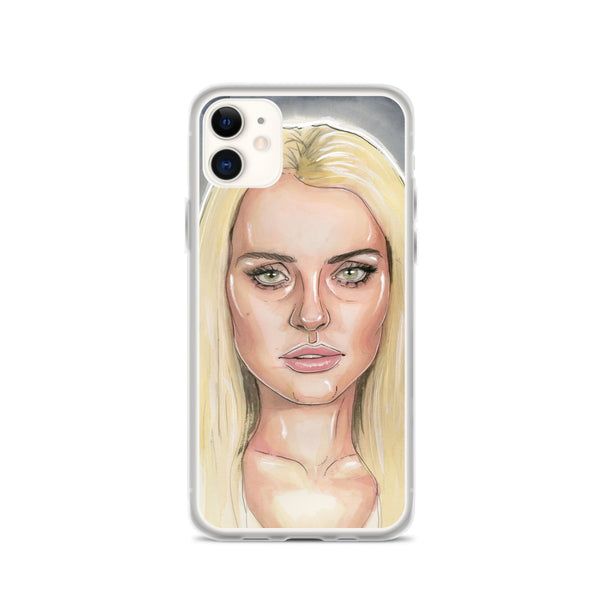 Lindsay Lohan Mugshot 5 iPhone Case