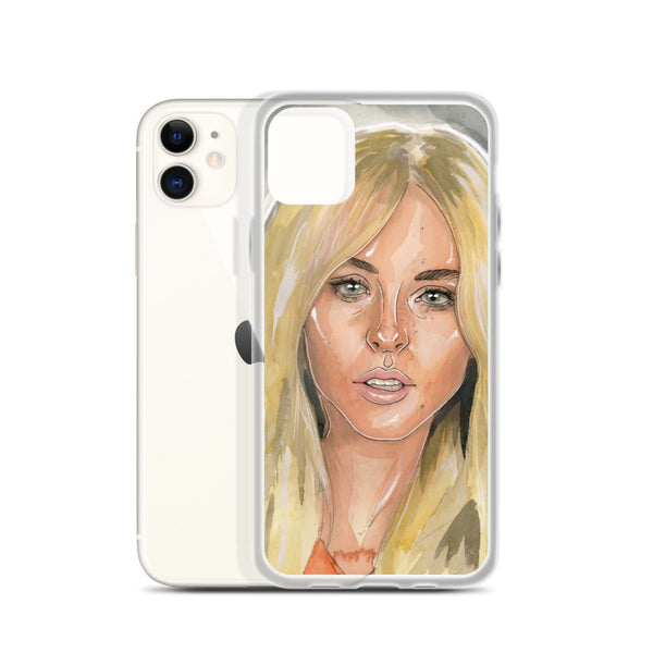 Lindsay Lohan Mugshot 1 iPhone Case