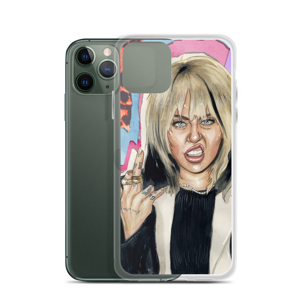 Miley Middle Finger iPhone Case