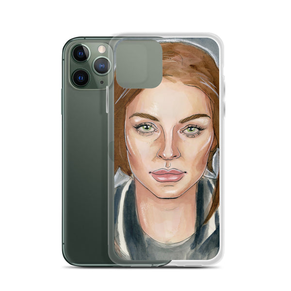 Lindsay Lohan Mugshot 6 iPhone Case