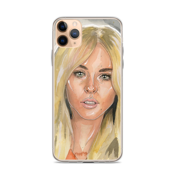 Lindsay Lohan Mugshot 1 iPhone Case