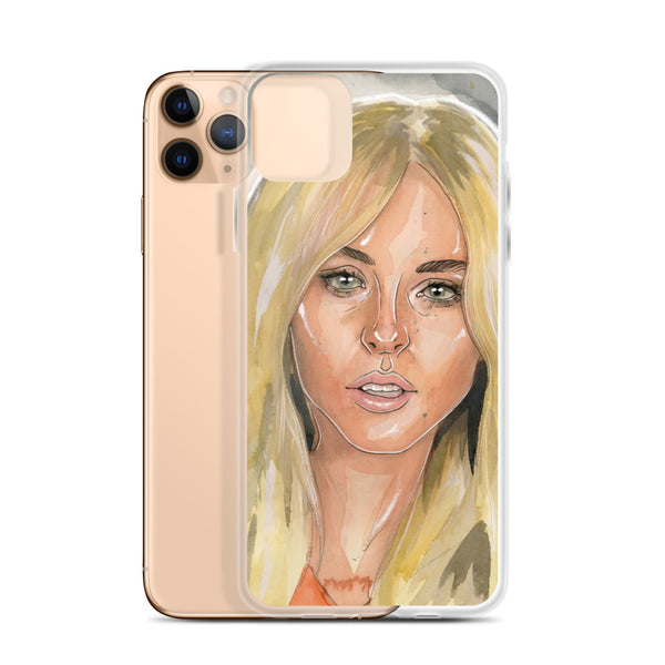 Lindsay Lohan Mugshot 1 iPhone Case