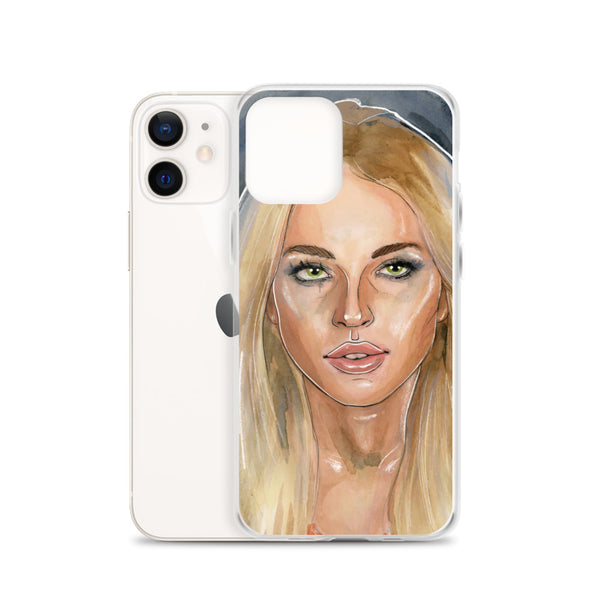 Lindsay Lohan Mugshot 2 iPhone Case