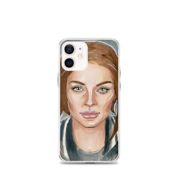 Lindsay Lohan Mugshot 6 iPhone Case