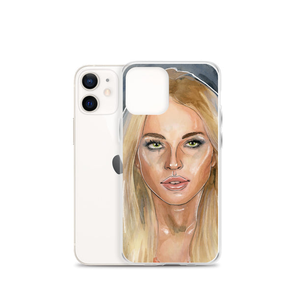 Lindsay Lohan Mugshot 2 iPhone Case