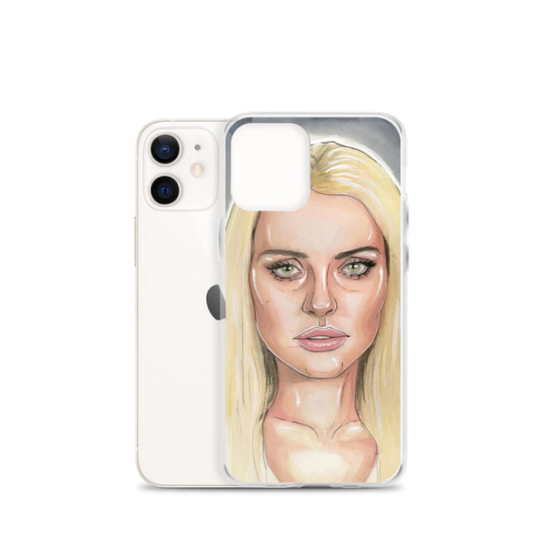 Lindsay Lohan Mugshot 5 iPhone Case