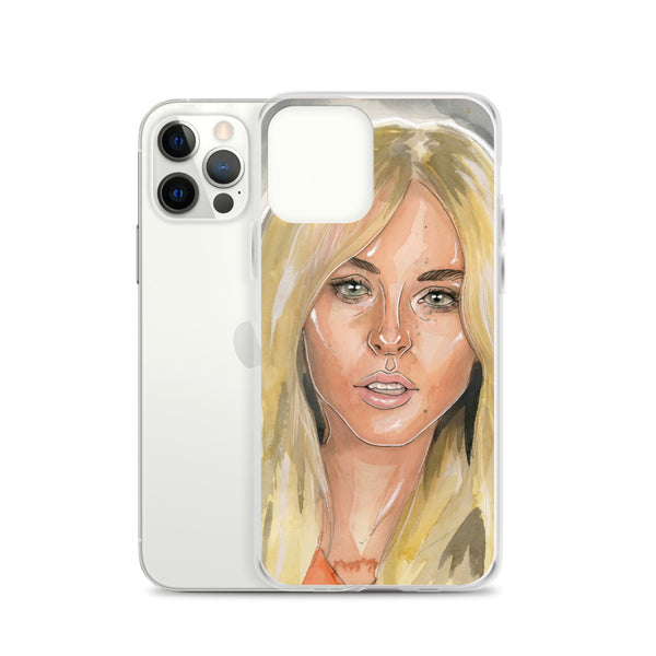 Lindsay Lohan Mugshot 1 iPhone Case