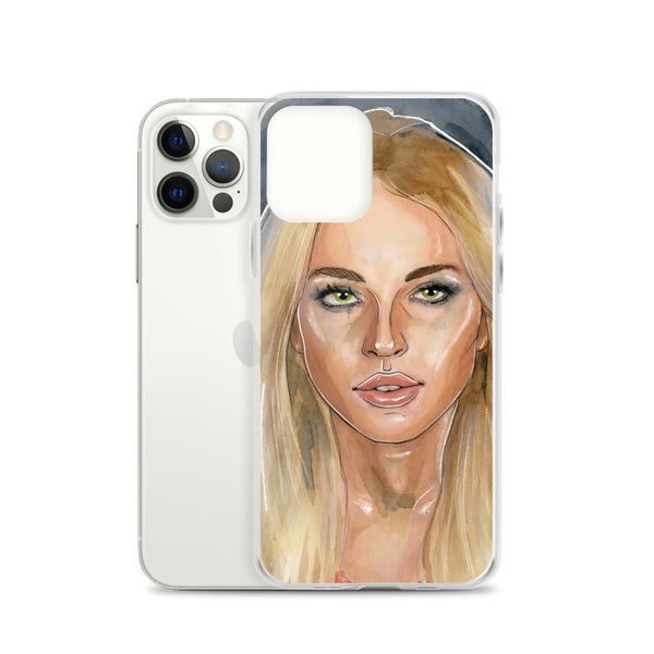 Lindsay Lohan Mugshot 2 iPhone Case