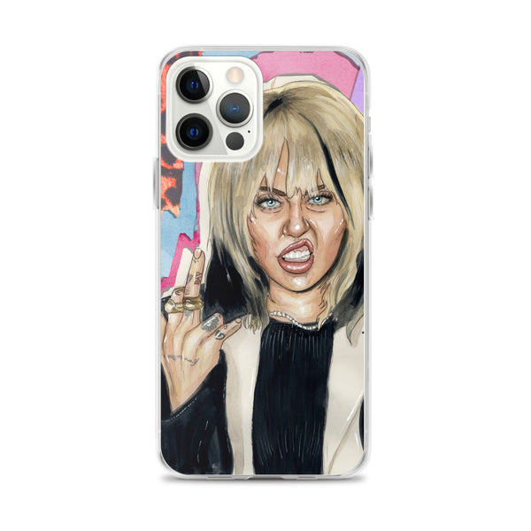 Miley Middle Finger iPhone Case