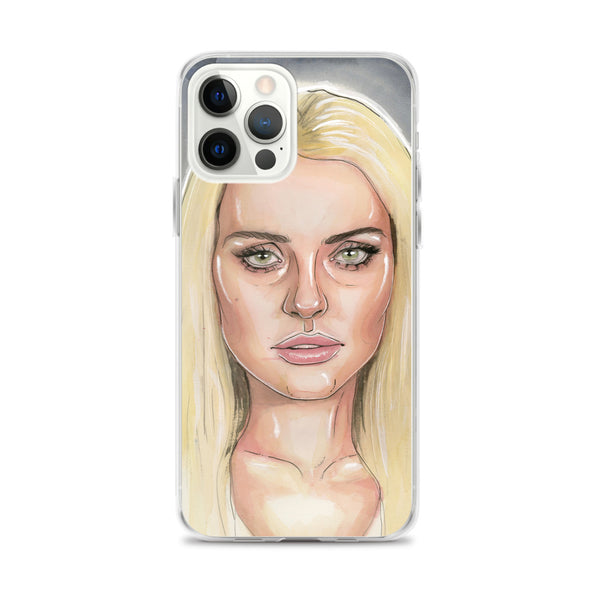 Lindsay Lohan Mugshot 5 iPhone Case