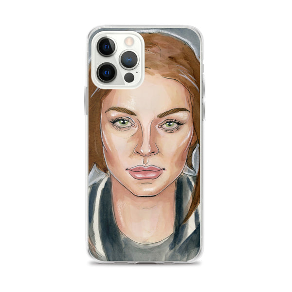 Lindsay Lohan Mugshot 6 iPhone Case