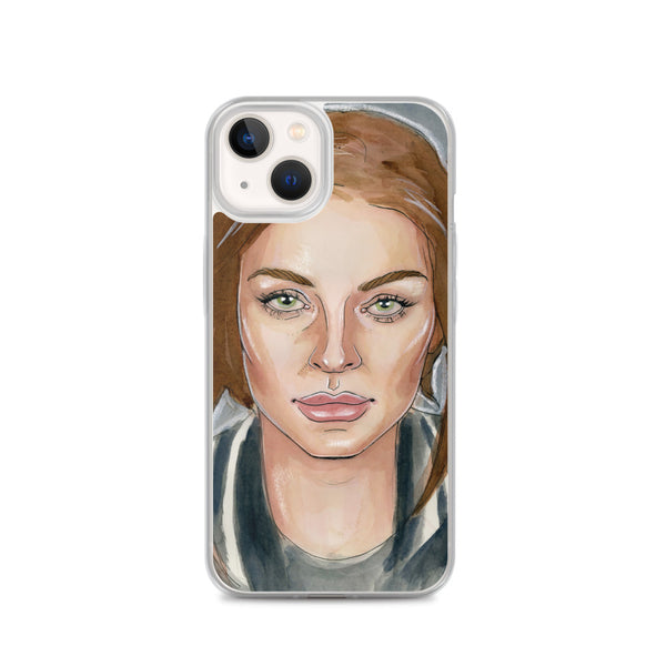 Lindsay Lohan Mugshot 6 iPhone Case