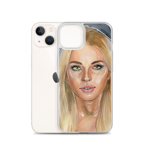 Lindsay Lohan Mugshot 2 iPhone Case