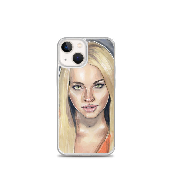 Lindsay Lohan Mugshot 3 iPhone Case