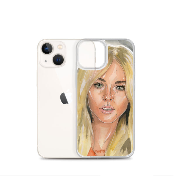 Lindsay Lohan Mugshot 1 iPhone Case