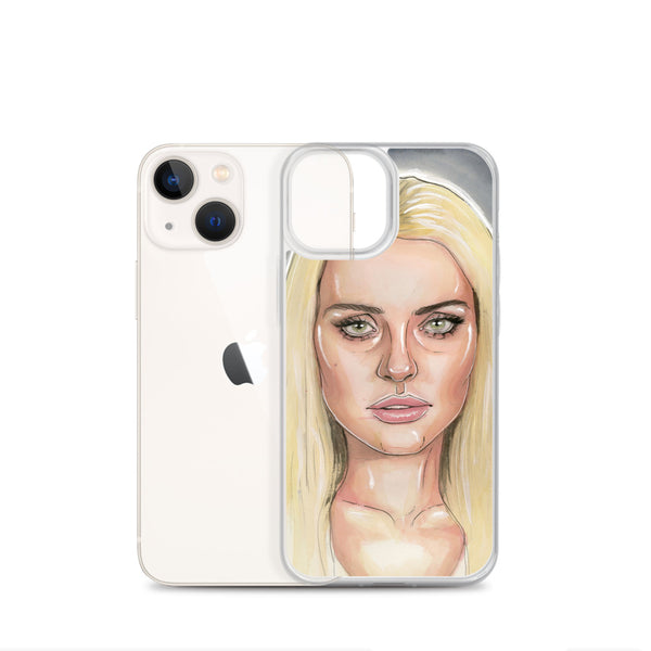 Lindsay Lohan Mugshot 5 iPhone Case