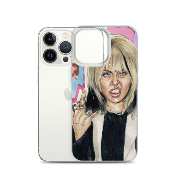 Miley Middle Finger iPhone Case