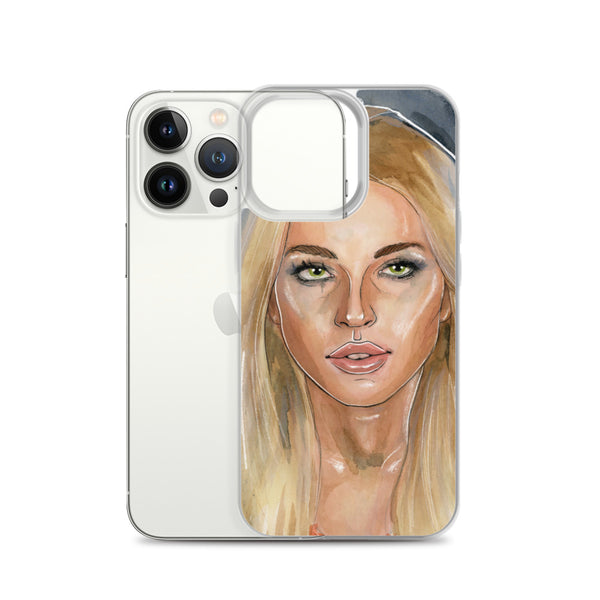 Lindsay Lohan Mugshot 2 iPhone Case