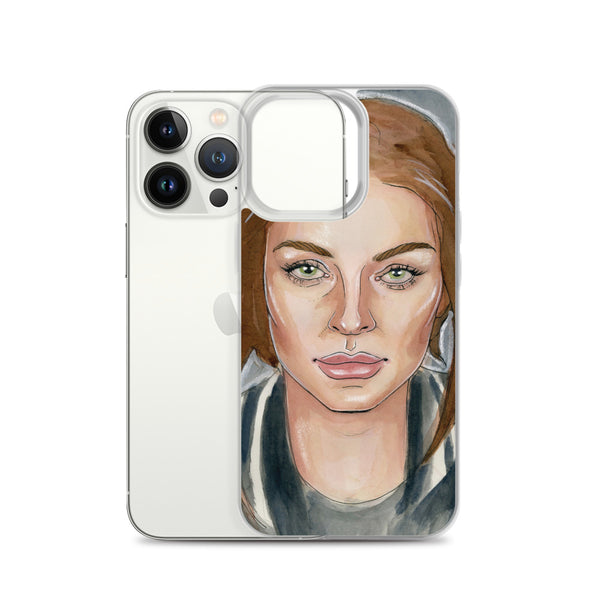 Lindsay Lohan Mugshot 6 iPhone Case