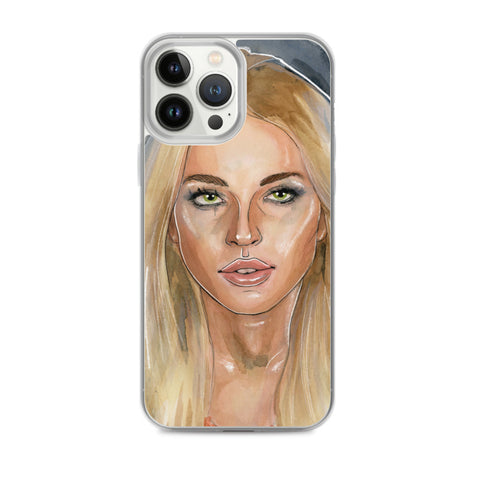 Lindsay Lohan Mugshot 2 iPhone Case