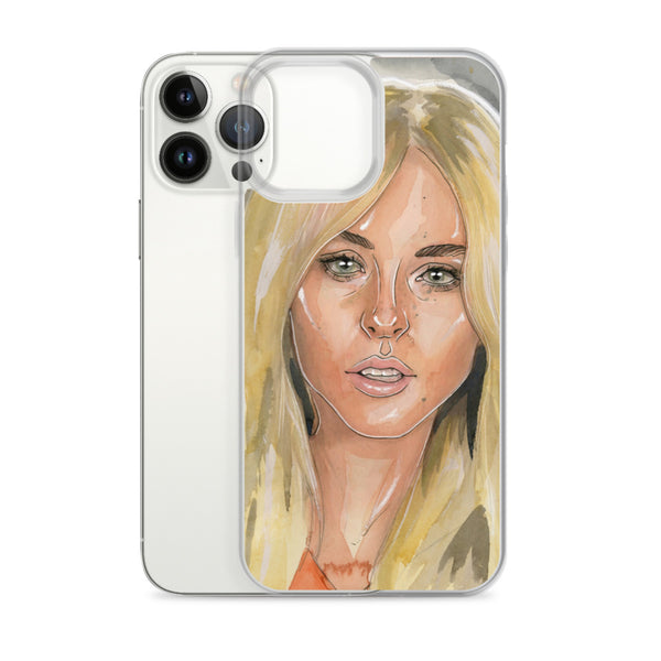 Lindsay Lohan Mugshot 1 iPhone Case