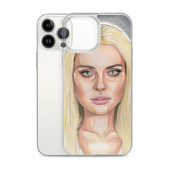 Lindsay Lohan Mugshot 5 iPhone Case