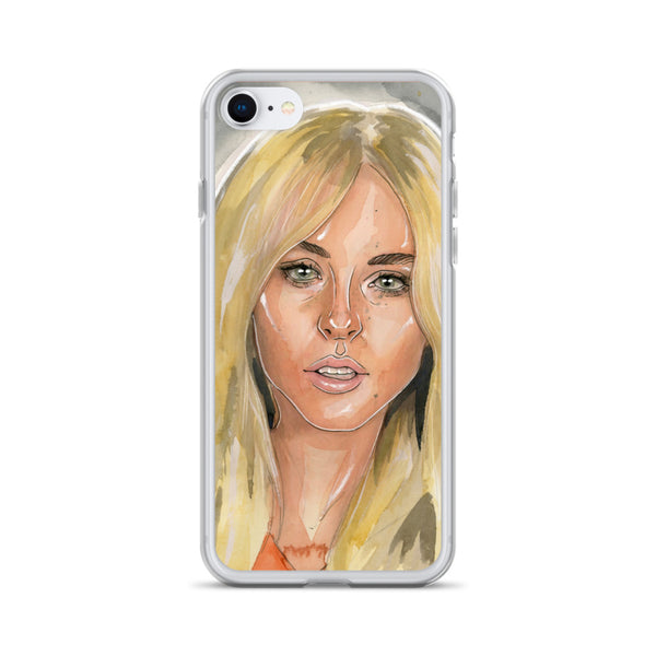 Lindsay Lohan Mugshot 1 iPhone Case