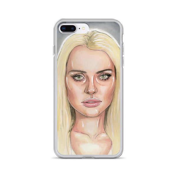 Lindsay Lohan Mugshot 5 iPhone Case