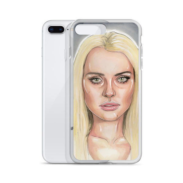 Lindsay Lohan Mugshot 5 iPhone Case