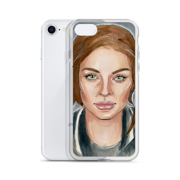 Lindsay Lohan Mugshot 6 iPhone Case