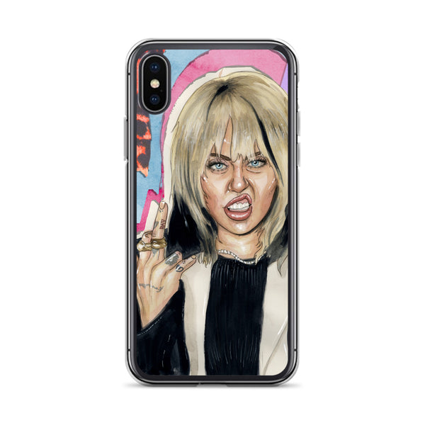 Miley Middle Finger iPhone Case