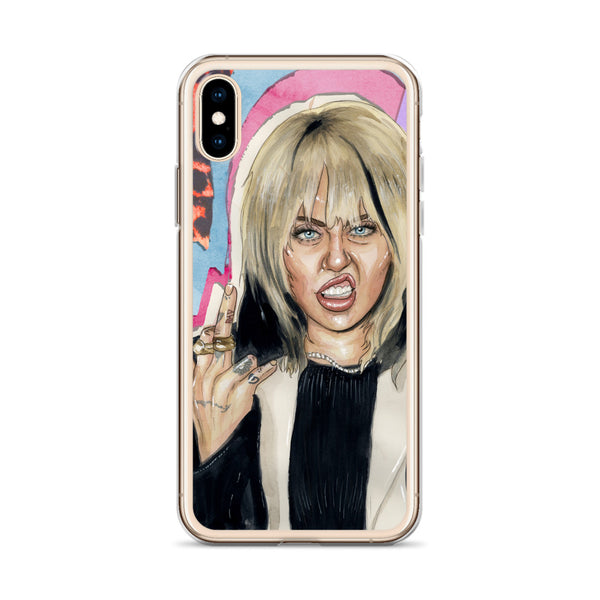 Miley Middle Finger iPhone Case