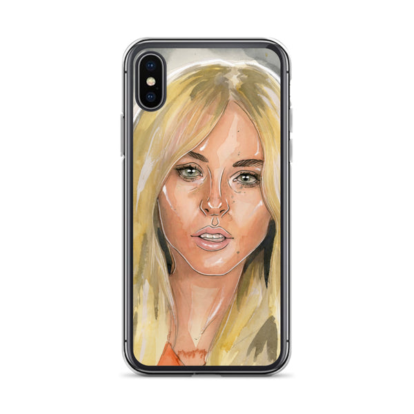 Lindsay Lohan Mugshot 1 iPhone Case