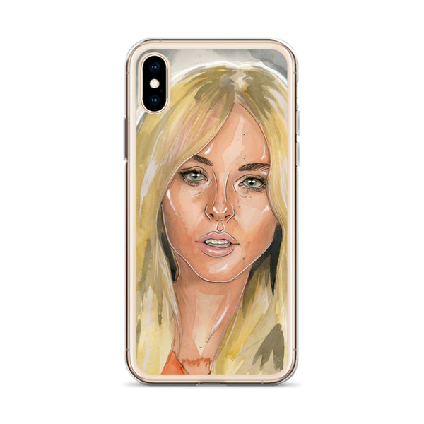 Lindsay Lohan Mugshot 1 iPhone Case