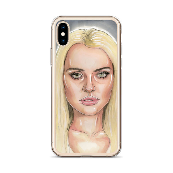 Lindsay Lohan Mugshot 5 iPhone Case