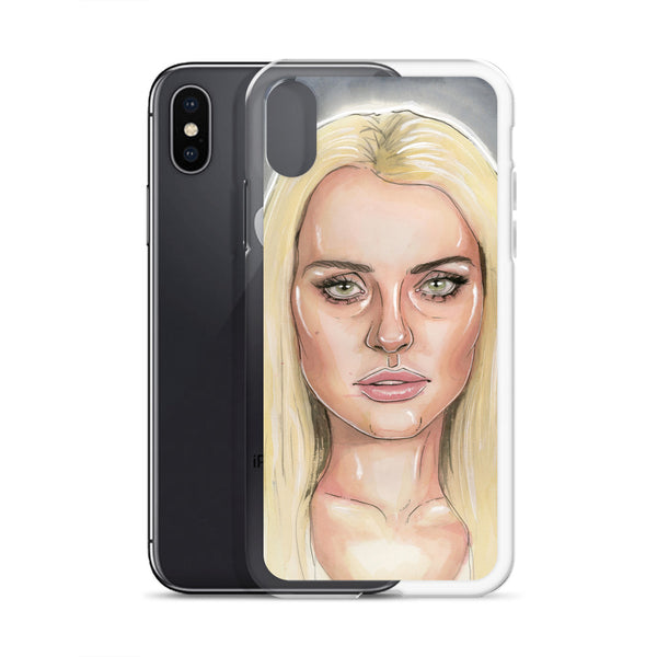 Lindsay Lohan Mugshot 5 iPhone Case