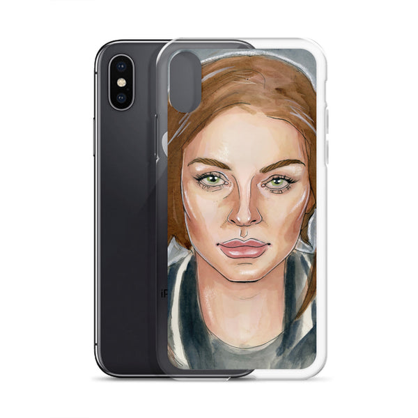 Lindsay Lohan Mugshot 6 iPhone Case