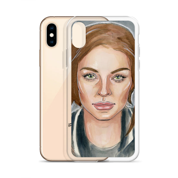 Lindsay Lohan Mugshot 6 iPhone Case