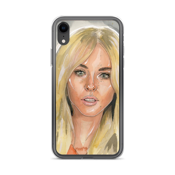 Lindsay Lohan Mugshot 1 iPhone Case