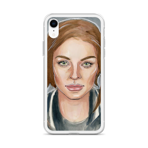 Lindsay Lohan Mugshot 6 iPhone Case