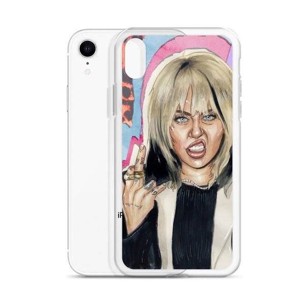 Miley Middle Finger iPhone Case