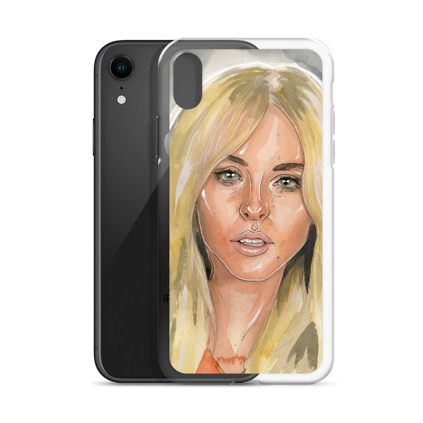 Lindsay Lohan Mugshot 1 iPhone Case